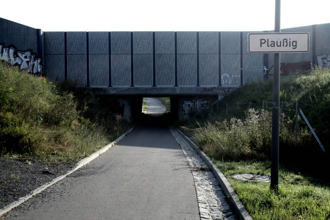 Radweg bei Plaußig. Foto: Ralf Julke