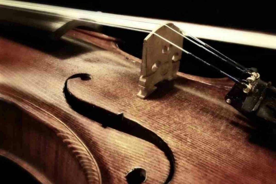 Nahaufnahme einer Geige