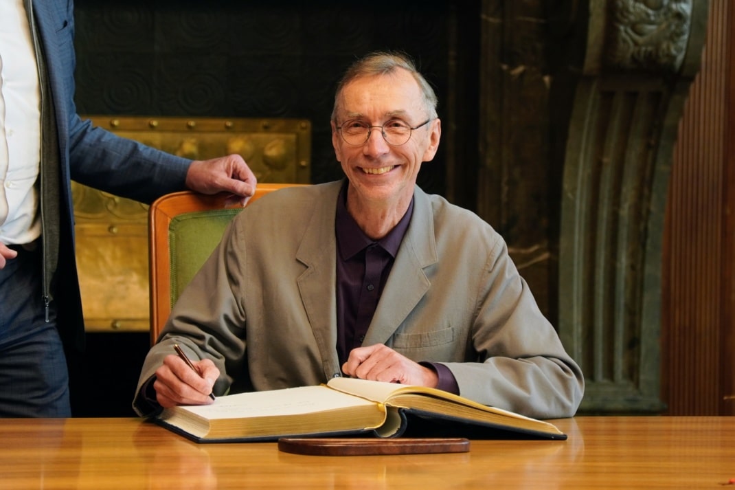 Prof. Svante Pääbo, Nobelpreisträger, Direktor am Max-Planck-Institut für evolutionäre Anthropologie in Leipzig und Honorarprofessor an der Universität Leipzig. Foto: Gregor Wünsch