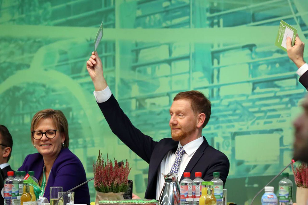 Michael Kretschmer CDU Landesparteitag