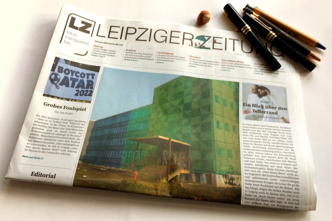 Die Leipziger Zeitung Nr. 108. Foto: Ralf Julke