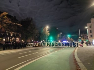 Antifa-Demo auf dem Ring. Foto: LZ