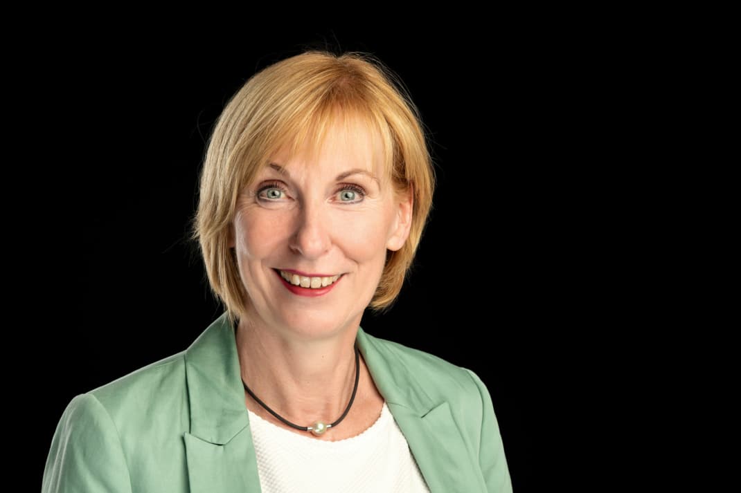 Birgit Kaden, die Bürgermeisterin von Borsdorf