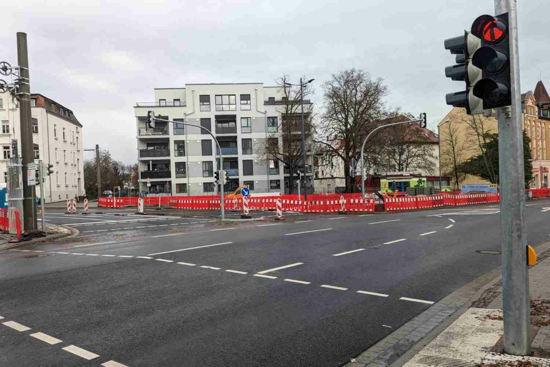 Kreuzungsbereich B87/Portitzer Straße