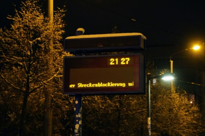 2. Dezember 2022: Schnee in Connewitz