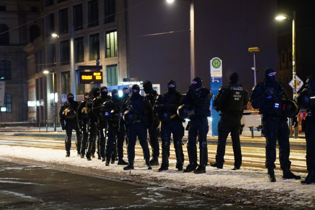 Kurz nach dem Start auf der Pragerstraße. Foto: LZ