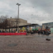 Augustusplatz mit Weihnachtsbuden.