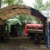 Ein Zelt als Werkstatt auf dem Plagwitzer Wagenplatz