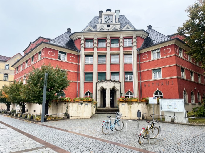 Das Borsdorfer Rathaus. 