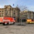 Säuberungsarbeiten der Feuerwehr an der Deutschen Bank. Foto: LZ
