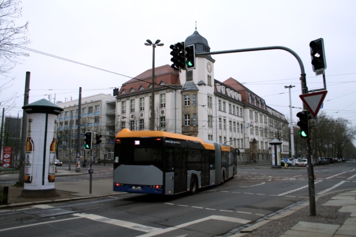 Richard-Lehmann-/Karl-Liebknecht-Straße: Hier gibt es immer wieder Unfälle von Linksabbiegern mit Gegenverkehr. 