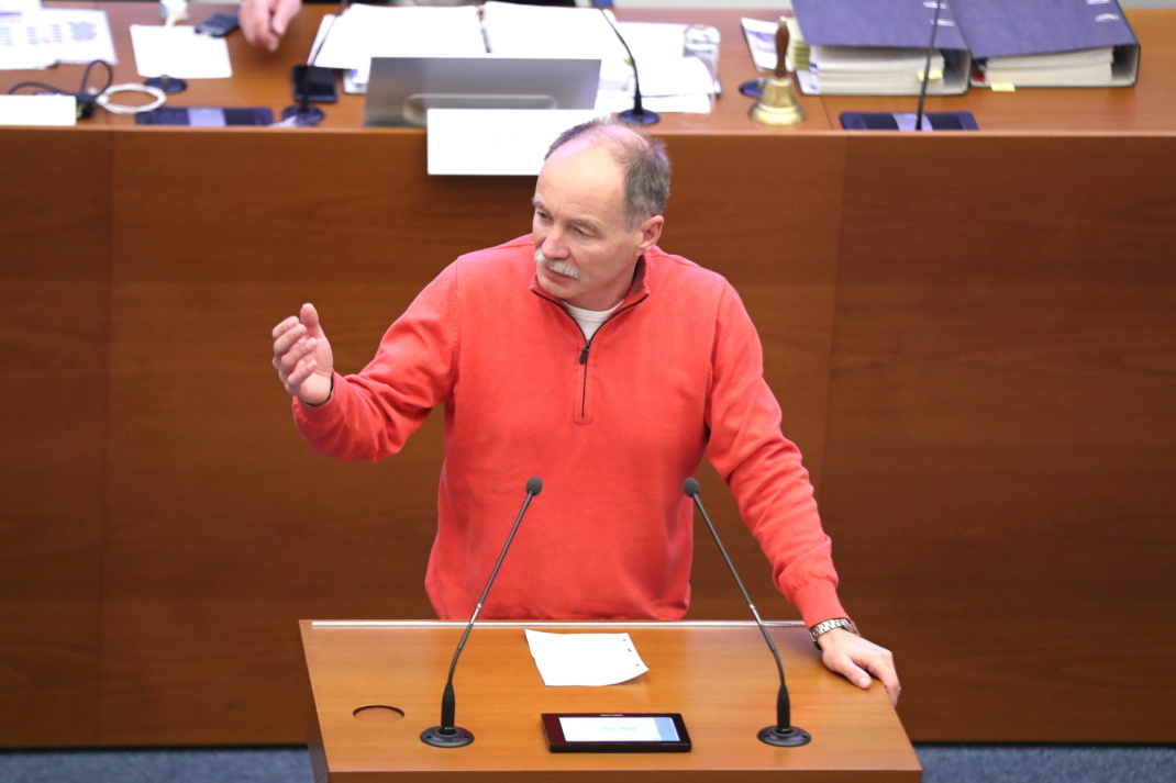 FDP-Stadtrat Sven Morlok am Rednerpult