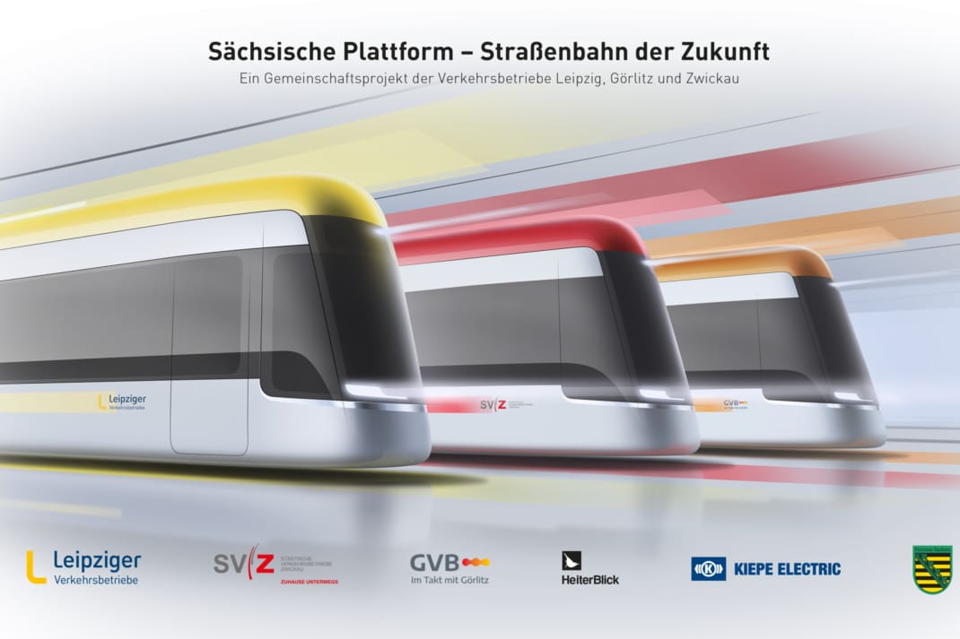 Grafik der Leipziger Gruppe zur Straßenbahn der Zukunft.