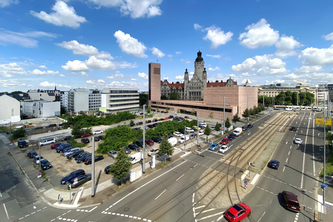 Blick auf das Grundstück vor Beginn der archäologischen Untersuchungen. Foto: AOC