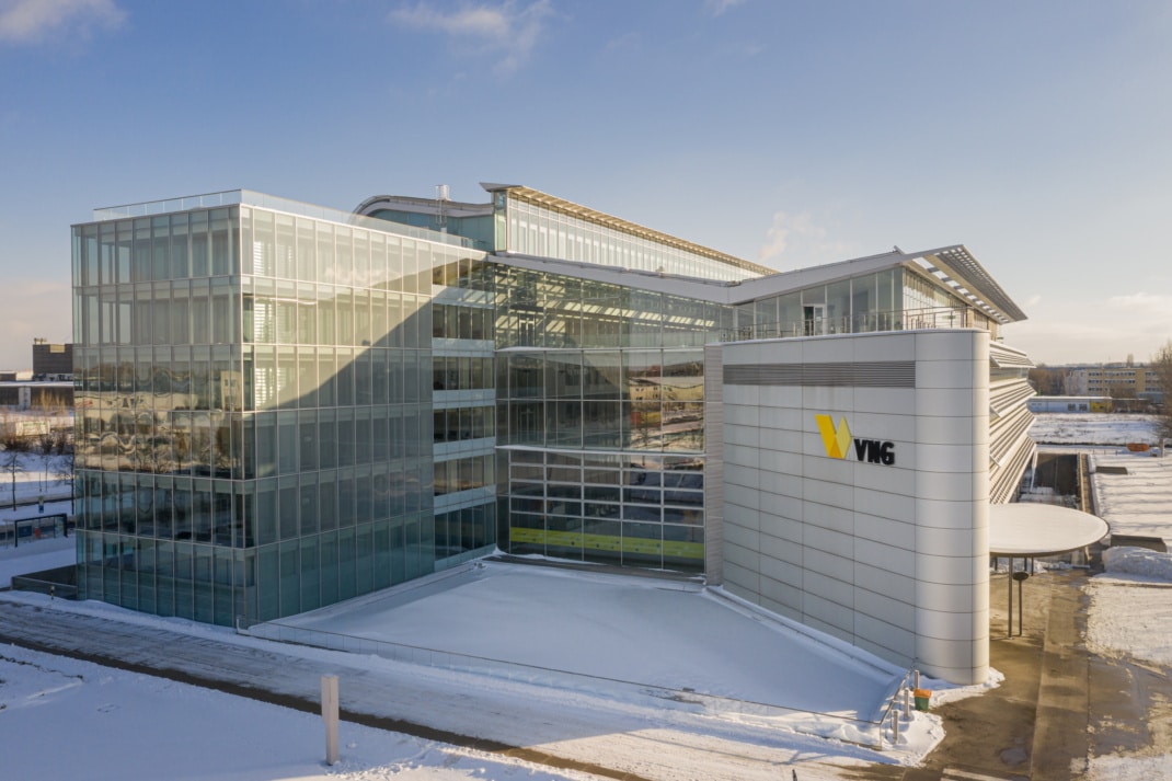 Unternehmenssitz der VNG in Leipzig. Foto: VNG/Eric Kemnitz