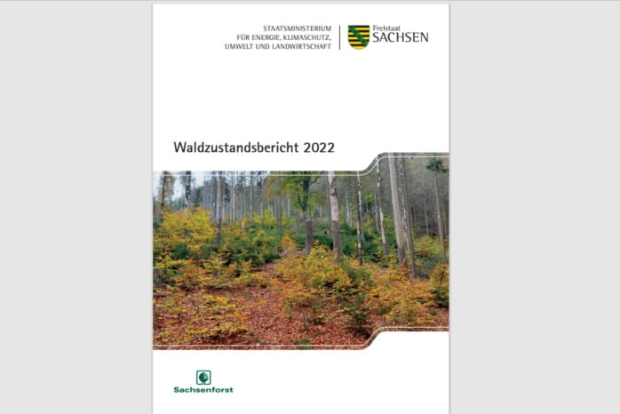 Der Waldzustandsbericht 2022. Cover: SMEKUL