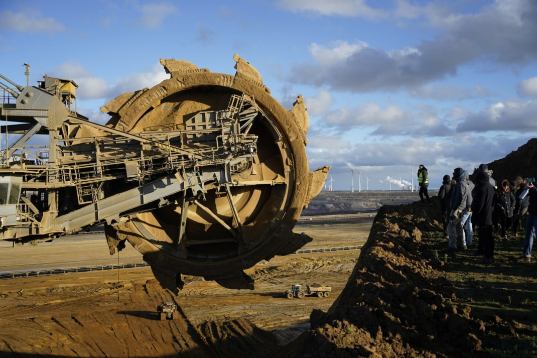 Tagebau Kohlebagger Lützerath.