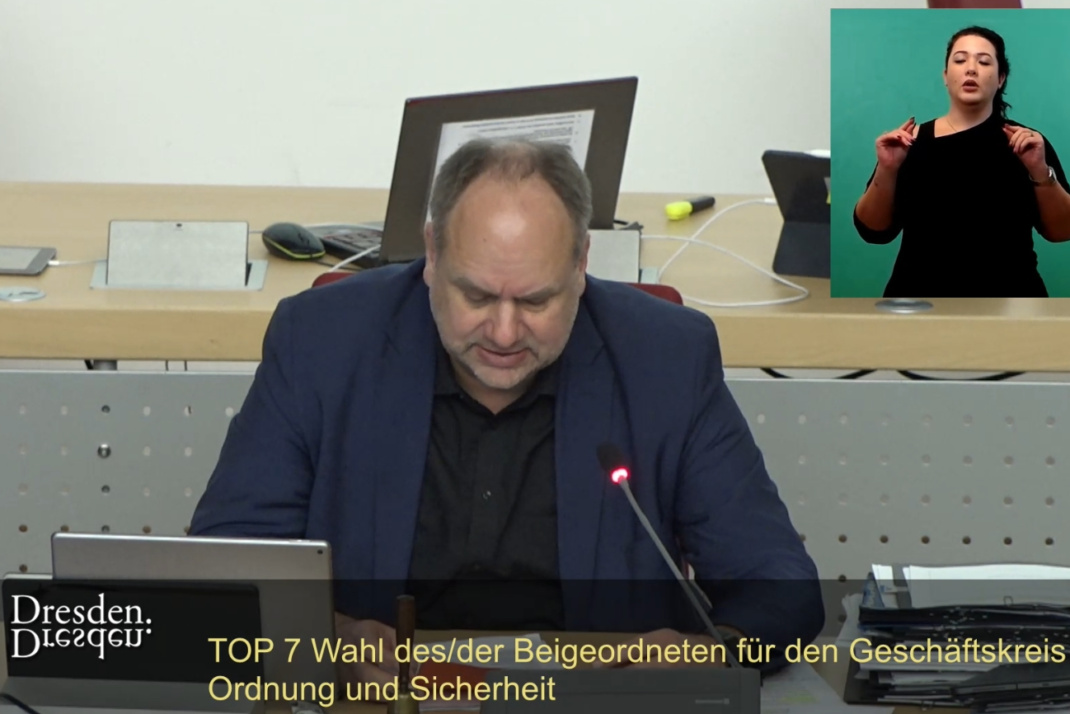 Dresdens OBM Dirk Hilbert.