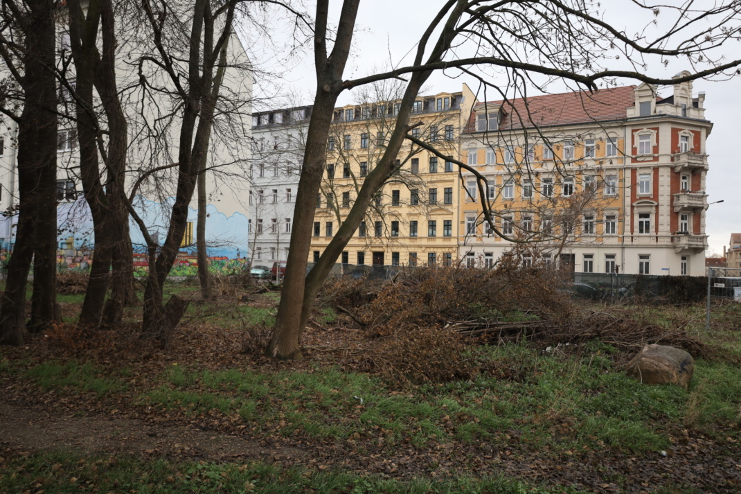 Brache an der Gustav-Freytag-Straße, Ecke Kochstraße.
