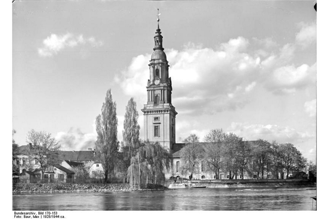 Alte Ansicht der Heilig-Geist-Kirche Potsdam.