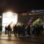 Demonstrierende am Abend in der Leipziger Innenstadt