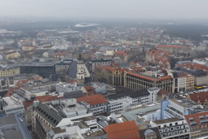 Leipzig aus der Vogelperspektive.