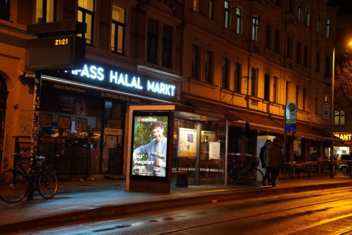 Nach der Explosion gegen 21:30 Uhr an der Eisenbahnstraße/Hildegard. Foto: LZ