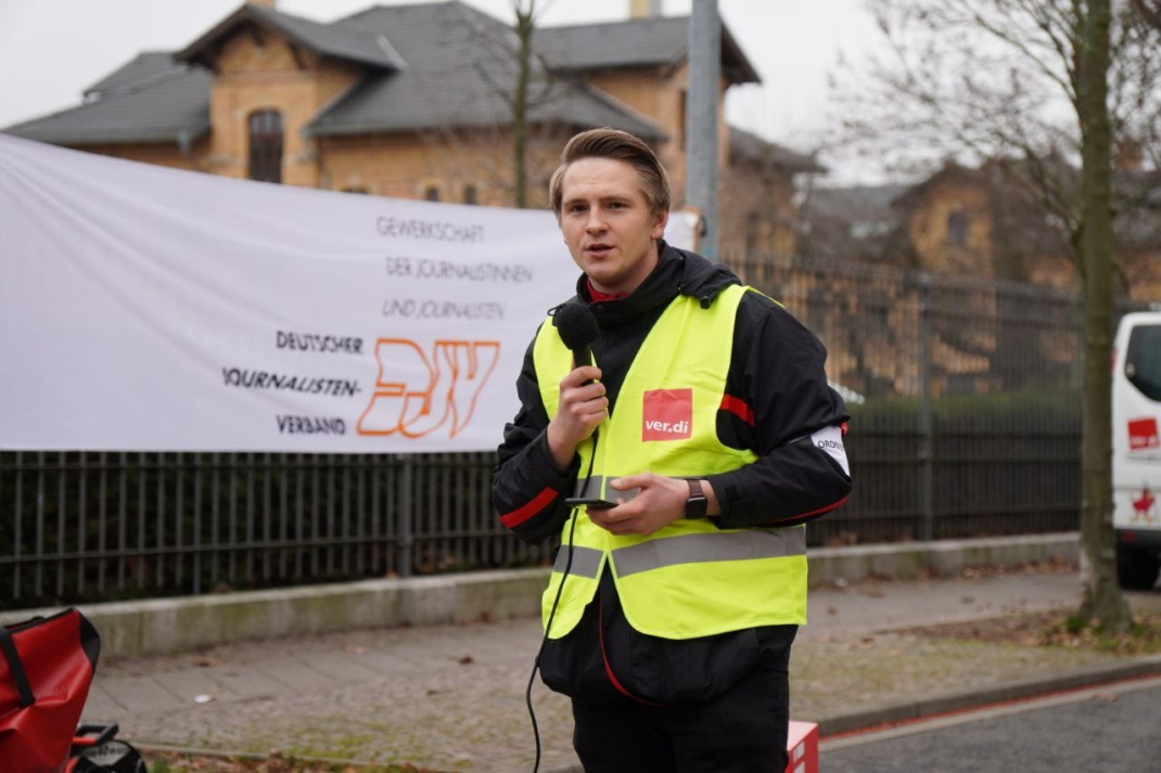 Lucas Munzke, Gewerkschaftssekretär Ver.di Fachbereich A. Foto: Gregor Wünsch