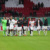 Die Spieler von RB Leipzig bedanken sich bei den Fans. Foto: Jan Kaefer
