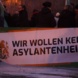 Banner der Kleinstpartei Freie Sachsen.
