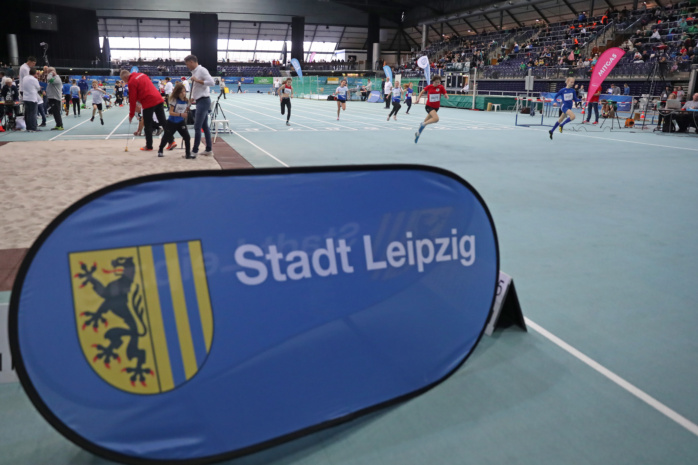 Schüler-Hallensportfest der SG MoGoNo Leipzig in der Arena. Foto: Jan Kaefer
