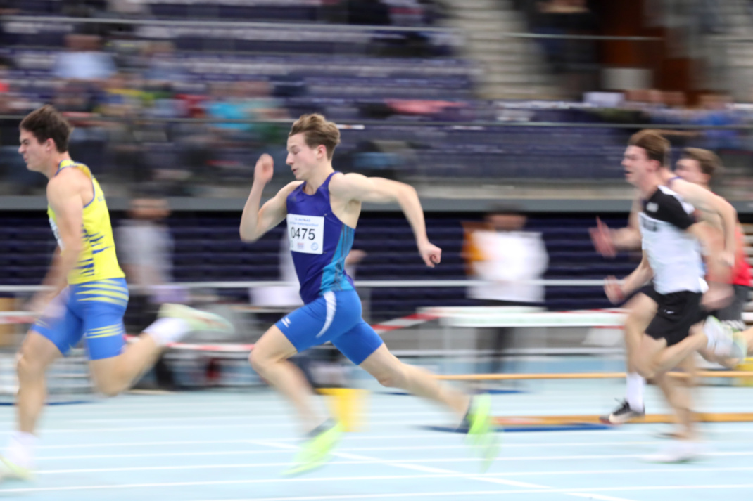 Louis Schuster (SG MoGoNo Leipzig) mit Tempo. Foto: Jan Kaefer