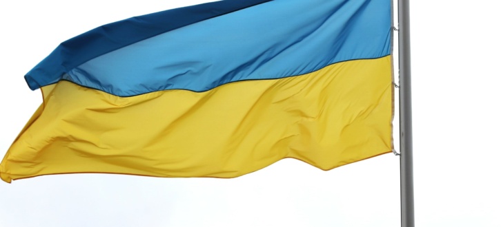 Die Flagge der Ukraine. Foto: LZ