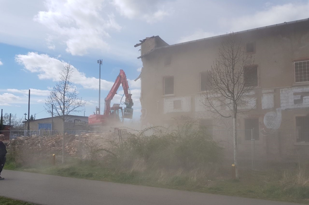 Gelände des Plagwitzer Güterbahnhofs.