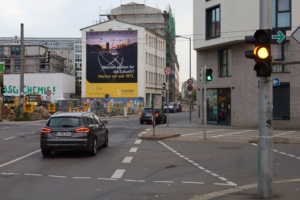 Berliner Straße in Leipzig.