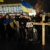 Abschluss am Gewandhaus mit Kreuz für Putins Grab. Foto: LZ