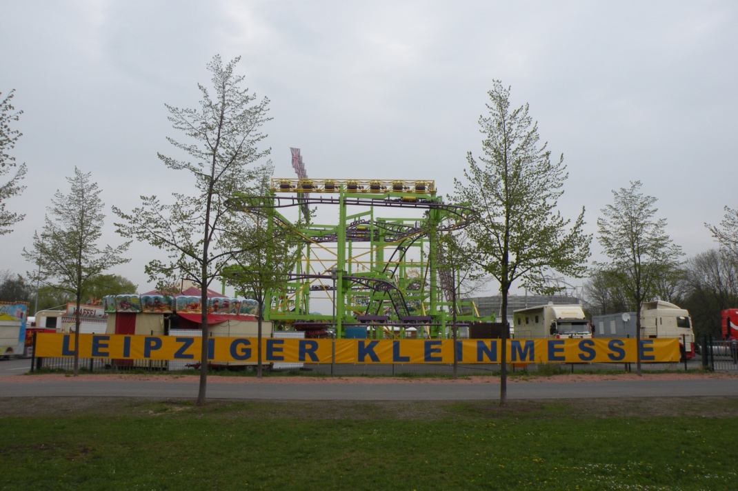 Blick auf die Leipziger Kleinmesse.