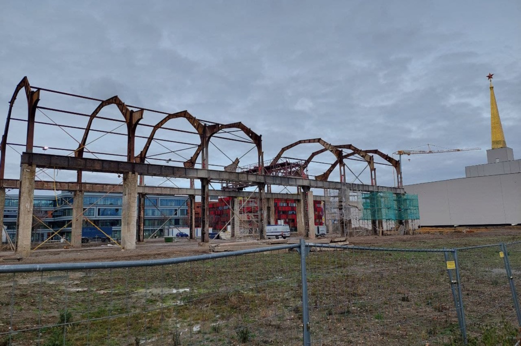 Baustelle am Alten Messegelände.