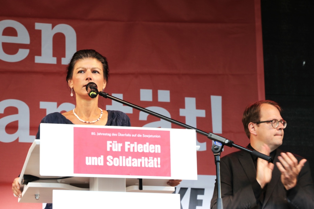 Sahra Wagenknecht und Sören Pellmann.
