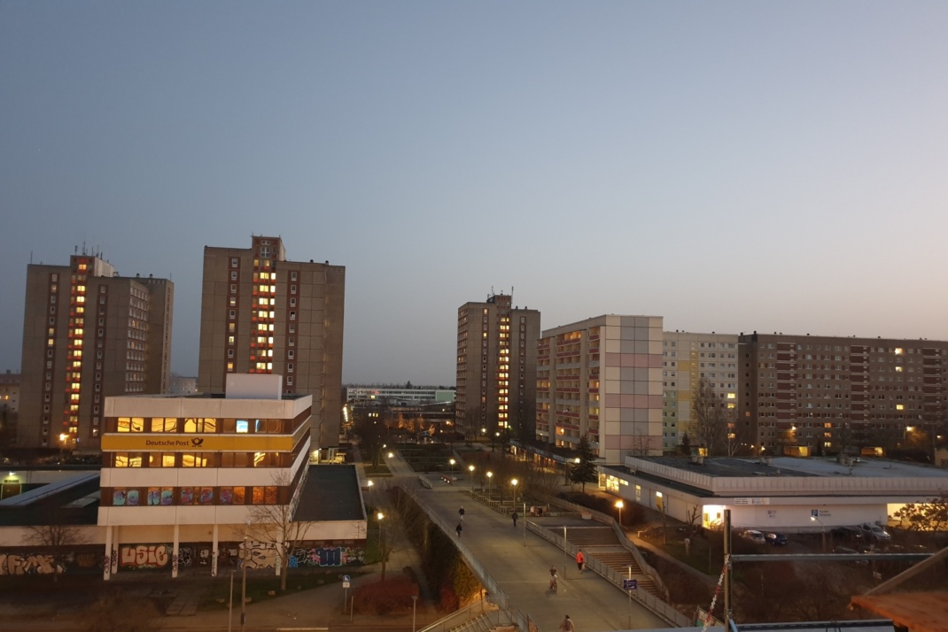 Blick auf Grünau-Mitte. Foto: Jan Kaefer
