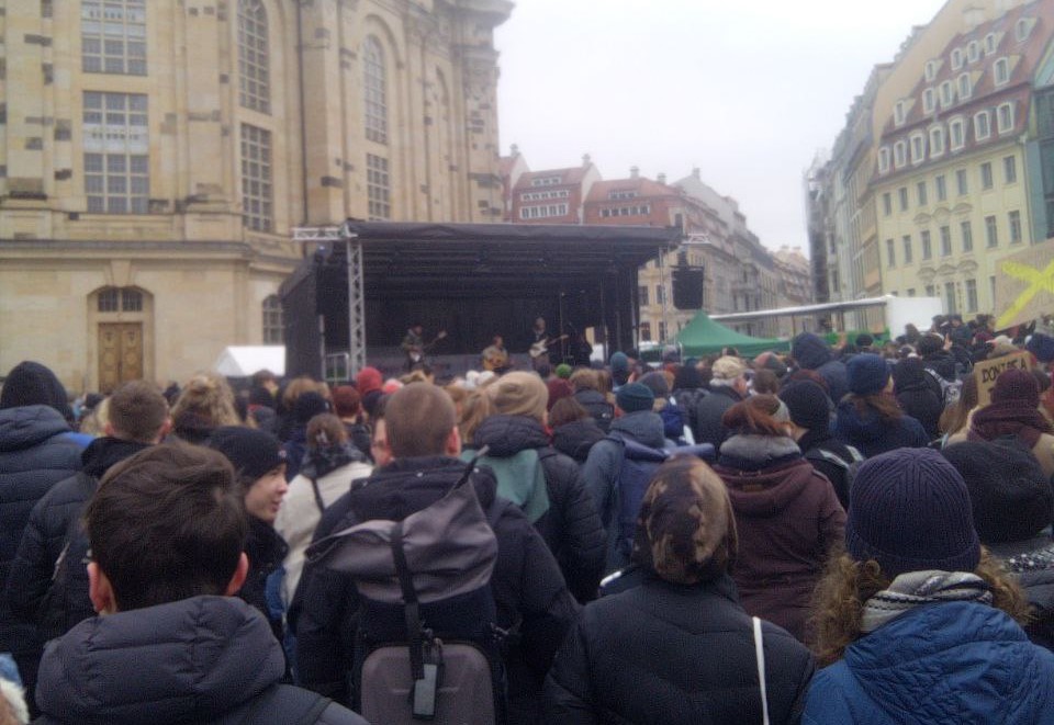 Klimastreik in Dresden. Foto: privat