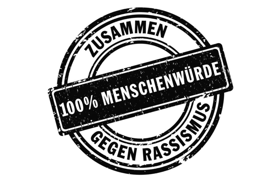 100% Menschwürde – Zusammen gegen Rassismus. Foto: Stiftung für die Internationalen Wochen gegen Rassismus