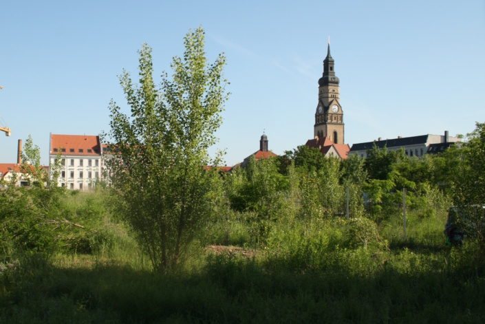 Jahrtausendfeld in Leipzig.