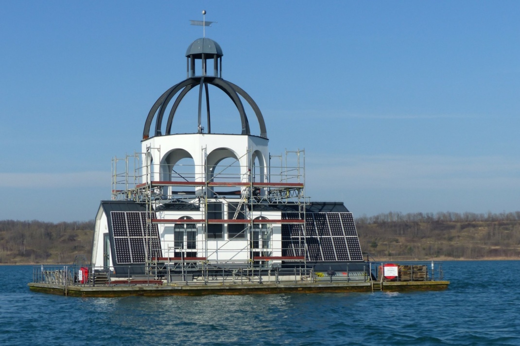 Vineta wird eingerüstet. Foto: meeco Communication Services