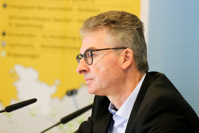 Der VNG AG-Vorstand Bodo Rodestock (Finanzen und Personal) Foto: LZ