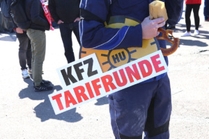 IG Metall-Kundgebung des Kfz-Handwerks in Leipzig. Foto: Sabine Eicker