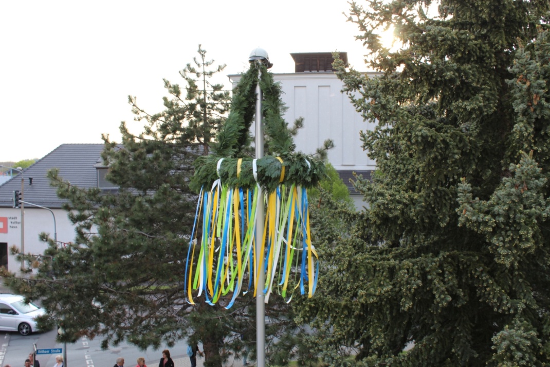 Maibaum. Foto: FF Borna
