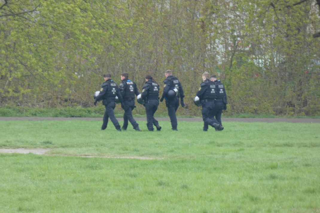 Polizei im Rosental.