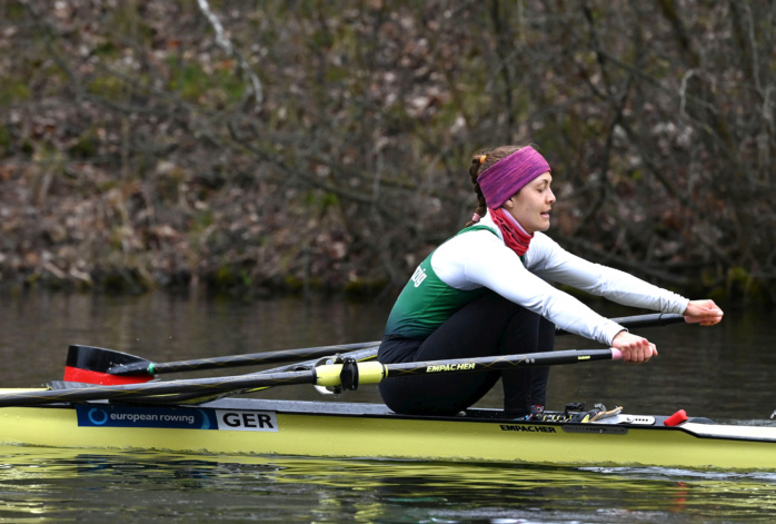Ruderin Victoria Hory (SC DHfK Leipzig). Foto: Detlev Seyb/ meinruderbild.de