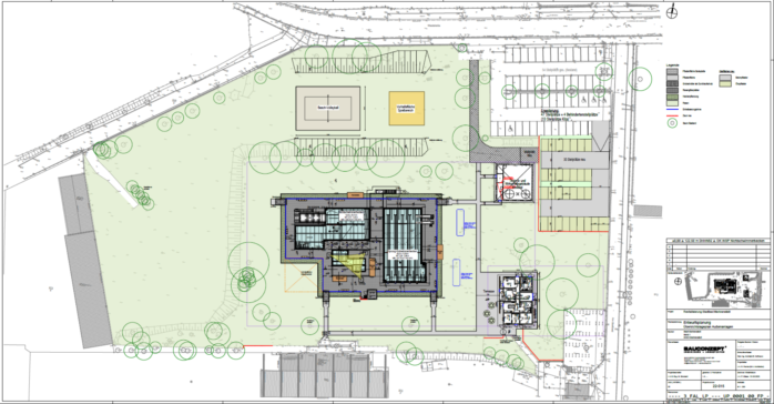 Planungsentwurf vom neuen Stadtbad Markranstädt. Quelle: Bauconzept aus Lichtenstein (Sachsen)